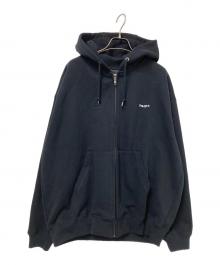 HUF（ハフ）の古着「ヘヴィーウェイトジップパーカー」｜ブラック