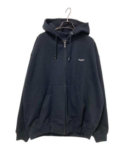 HUF（ハフ）HUF (ハフ) ヘヴィーウェイトジップパーカー ブラック サイズ:Mの古着・服飾アイテム