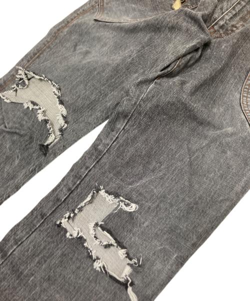 Obelisk（オベリスク）Obelisk (オベリスク) ダメージフレアデニムパンツ インディゴ サイズ:32の古着・服飾アイテム