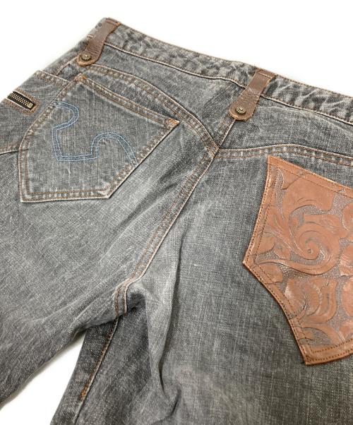 Obelisk（オベリスク）Obelisk (オベリスク) ダメージフレアデニムパンツ インディゴ サイズ:32の古着・服飾アイテム