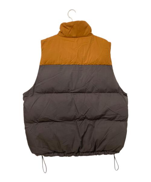 PERUSHU（ペルーシュ）PERUSHU (ペルーシュ) 中綿ベスト ブラウン サイズ:Lの古着・服飾アイテム