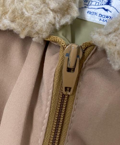 DOWN WIND（ダウン ウィンド）DOWN WIND (ダウン ウィンド) 80‘Sダウンベスト ベージュ サイズ:Mの古着・服飾アイテム