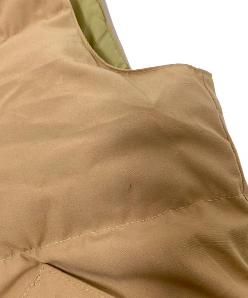 DOWN WIND（ダウン ウィンド）DOWN WIND (ダウン ウィンド) 80‘Sダウンベスト ベージュ サイズ:Mの古着・服飾アイテム