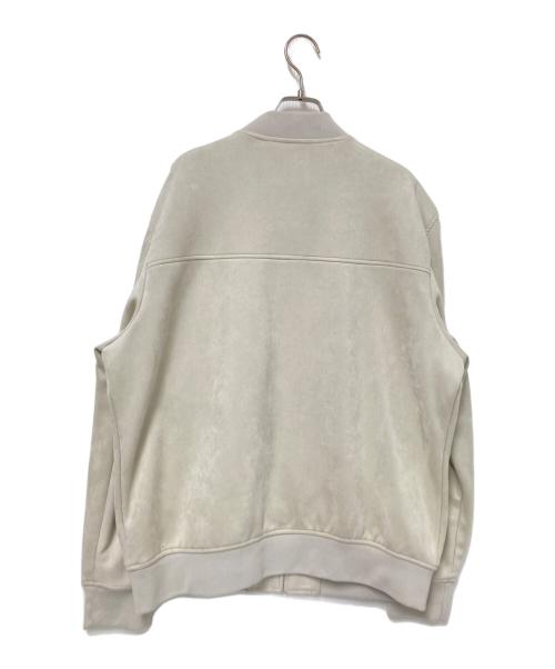 ZARA（ザラ）ZARA (ザラ) スウェードタッチジャケット ホワイト サイズ:US:XLの古着・服飾アイテム