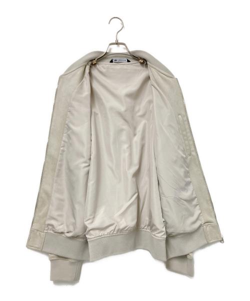 ZARA（ザラ）ZARA (ザラ) スウェードタッチジャケット ホワイト サイズ:US:XLの古着・服飾アイテム