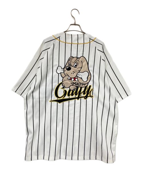 GALFY（ガルフィー）GALFY (ガルフィー) ベースボールシャツ ブラック×ホワイト サイズ:Lの古着・服飾アイテム
