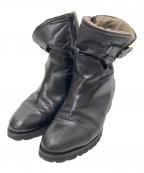 luca grossiルカグロッシ）の古着「切替ブーツ」｜ブラック