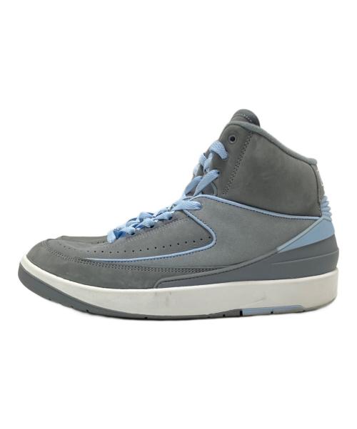 NIKE（ナイキ）NIKE (ナイキ) AIR JORDAN 2 RETRO グレー×ブルー サイズ:28.5cmの古着・服飾アイテム