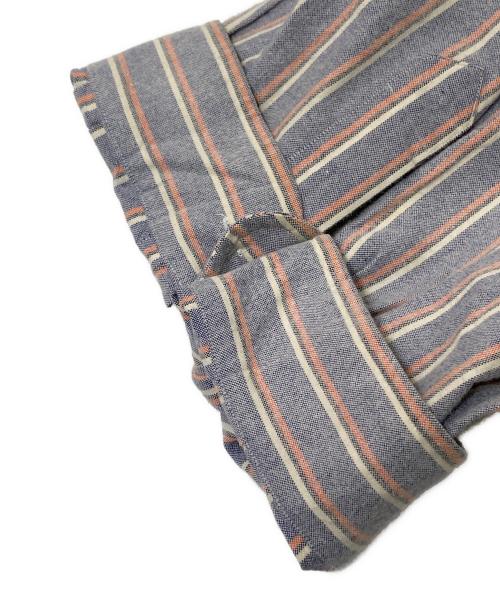 RALPH LAUREN（ラルフローレン）RALPH LAUREN (ラルフローレン) ストライプBDシャツ ピンク×ブルー サイズ:2XLTの古着・服飾アイテム