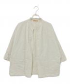 GALERIE VIEギャルリーヴィー）の古着「バウンシーウェザー ワイドスリーブジャケット」｜ベージュ