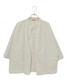 GALERIE VIE（ギャルリーヴィー）の古着「バウンシーウェザー ワイドスリーブジャケット」｜ベージュ