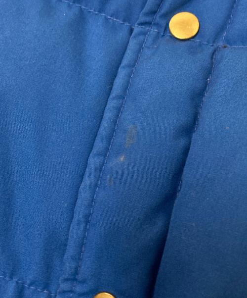 CAMP 7（キャンプ７）CAMP 7 (キャンプ７) 70‘Sダウンベスト ブルー×ベージュ サイズ:Mの古着・服飾アイテム