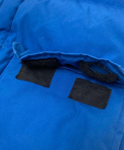 CAMP 7（キャンプ７）CAMP 7 (キャンプ７) 70‘Sダウンベスト ブルー×ベージュ サイズ:Mの古着・服飾アイテム