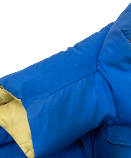 CAMP 7（キャンプ７）CAMP 7 (キャンプ７) 70‘Sダウンベスト ブルー×ベージュ サイズ:Mの古着・服飾アイテム