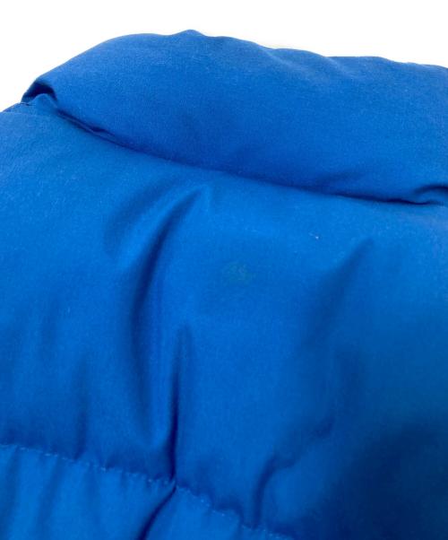 CAMP 7（キャンプ７）CAMP 7 (キャンプ７) 70‘Sダウンベスト ブルー×ベージュ サイズ:Mの古着・服飾アイテム