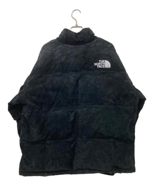 THE NORTH FACE（ザ ノース フェイス）THE NORTH FACE (ザ ノース フェイス) SUPREME (シュプリーム) Suede Nuptse Jacket ブラック サイズ:Mの古着・服飾アイテム