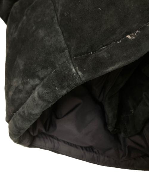 THE NORTH FACE（ザ ノース フェイス）THE NORTH FACE (ザ ノース フェイス) SUPREME (シュプリーム) Suede Nuptse Jacket ブラック サイズ:Mの古着・服飾アイテム