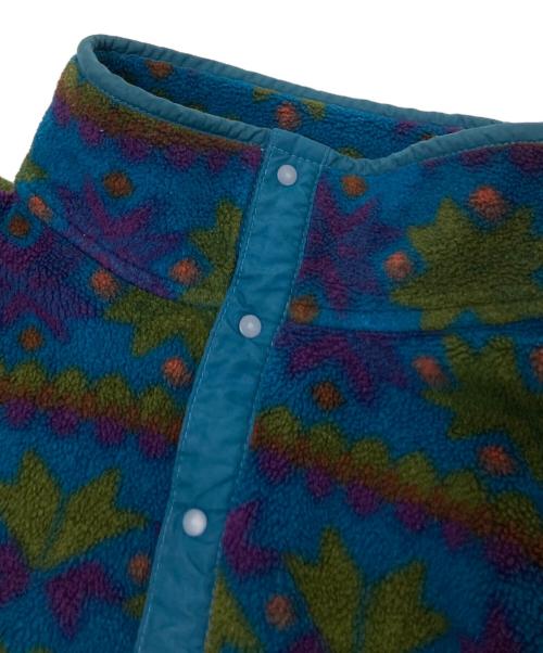 L.L.Bean（エルエルビーン）L.L.Bean (エルエルビーン) ハーフボタンフリースジャケット パープル×ブルー サイズ:下記参照の古着・服飾アイテム