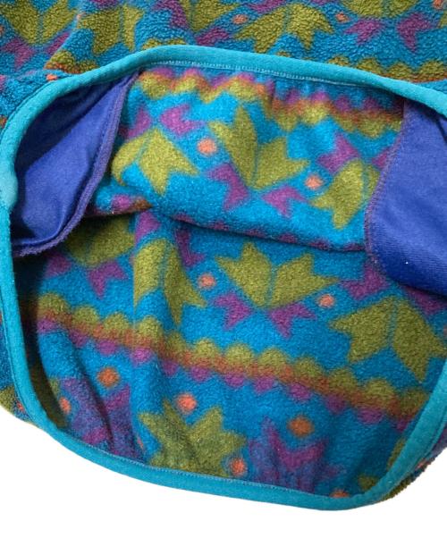 L.L.Bean（エルエルビーン）L.L.Bean (エルエルビーン) ハーフボタンフリースジャケット パープル×ブルー サイズ:下記参照の古着・服飾アイテム