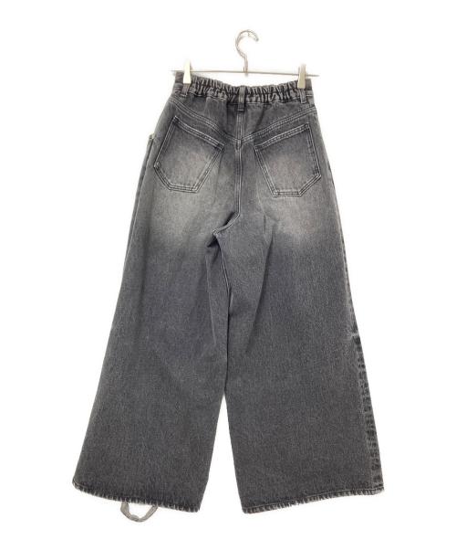 MAISON SPECIAL（メゾンスペシャル）MAISON SPECIAL (メゾンスペシャル) ワイドデニムパンツ グレー サイズ:36の古着・服飾アイテム