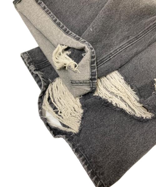 MAISON SPECIAL（メゾンスペシャル）MAISON SPECIAL (メゾンスペシャル) ワイドデニムパンツ グレー サイズ:36の古着・服飾アイテム