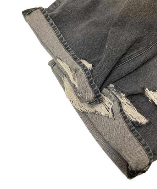 MAISON SPECIAL（メゾンスペシャル）MAISON SPECIAL (メゾンスペシャル) ワイドデニムパンツ グレー サイズ:36の古着・服飾アイテム