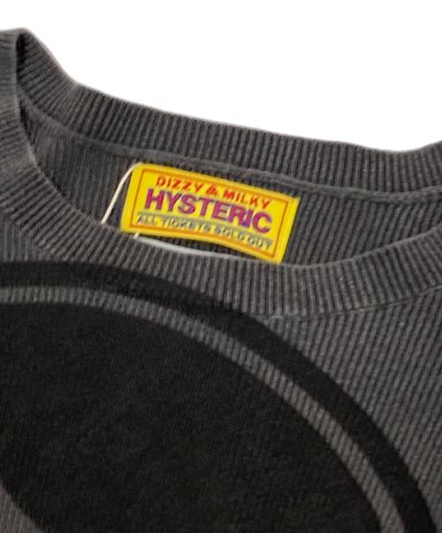 Hysteric Glamour（ヒステリックグラマー）Hysteric Glamour (ヒステリックグラマー) LEISURE WOMAN 八分丈プルオーバー グレー サイズ:FREEの古着・服飾アイテム