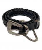 jiedaジエダ）の古着「WESTERN BELT」｜ブラック
