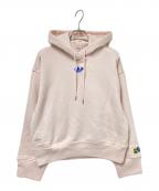 adidasアディダス）の古着「コラボパーカー」｜ピンク