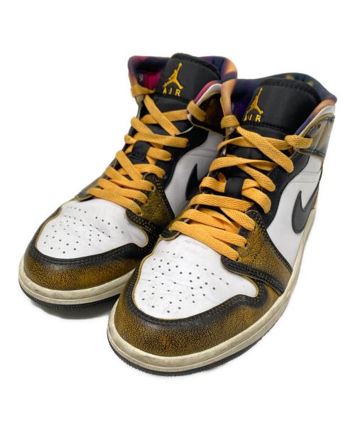 NIKE（ナイキ）NIKE (ナイキ) ハイカットスニーカー イエロー サイズ:26.0cmの古着・服飾アイテム