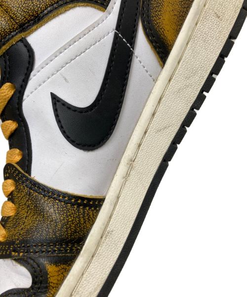 NIKE（ナイキ）NIKE (ナイキ) ハイカットスニーカー イエロー サイズ:26.0cmの古着・服飾アイテム