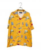 X-LARGEエクストララージ）の古着「半袖シャツ」｜イエロー