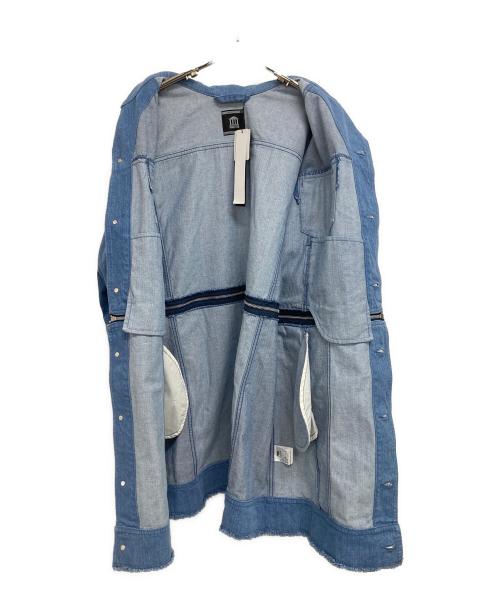 PAMEO POSE（パメオポーズ）PAMEO POSE (パメオポーズ) 3Way Denim Mix Coat インディゴ サイズ:FREE 未使用品の古着・服飾アイテム