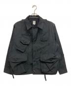 South2 West8サウスツー ウエストエイト）の古着「Tenkara Shirt - Poly Gabardine」｜ブラック
