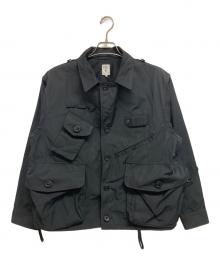 South2 West8（サウスツー ウエストエイト）の古着「Tenkara Shirt - Poly Gabardine」｜ブラック