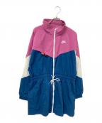 NIKEナイキ）の古着「WONENS ICON CLASH PO HOODY」｜ネイビー×ピンク