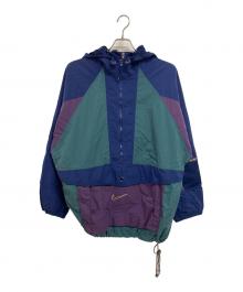 NIKE（ナイキ）の古着「アノラックパーカー」｜グリーン×ネイビー