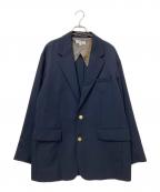 BEAUTY&YOUTHビューティーアンドユース）の古着「ネイビー ルーズ ブレザー」｜ネイビー
