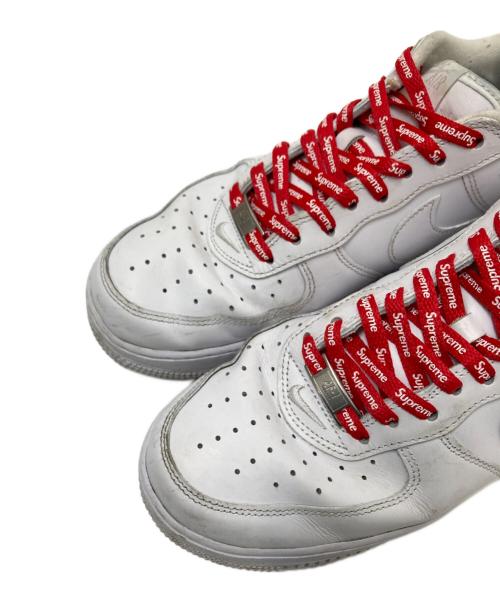 NIKE（ナイキ）NIKE (ナイキ) SUPREME (シュプリーム) Air Force 1 Low White ホワイト サイズ:27.5㎝の古着・服飾アイテム