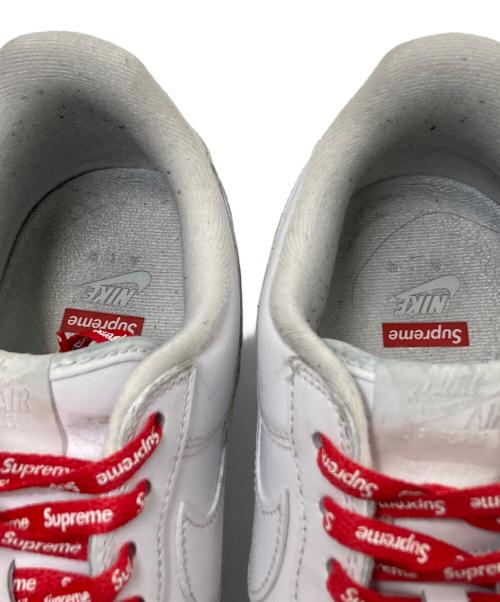 NIKE（ナイキ）NIKE (ナイキ) SUPREME (シュプリーム) Air Force 1 Low White ホワイト サイズ:27.5㎝の古着・服飾アイテム