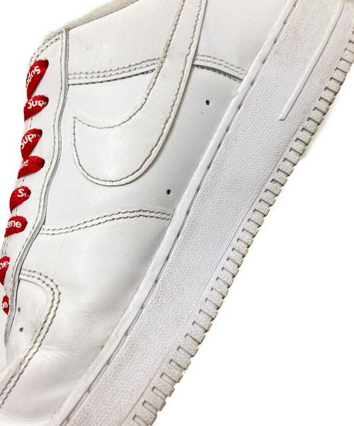 NIKE（ナイキ）NIKE (ナイキ) SUPREME (シュプリーム) Air Force 1 Low White ホワイト サイズ:27.5㎝の古着・服飾アイテム