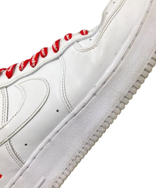 NIKE（ナイキ）NIKE (ナイキ) SUPREME (シュプリーム) Air Force 1 Low White ホワイト サイズ:27.5㎝の古着・服飾アイテム