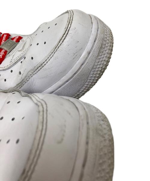 NIKE（ナイキ）NIKE (ナイキ) SUPREME (シュプリーム) Air Force 1 Low White ホワイト サイズ:27.5㎝の古着・服飾アイテム