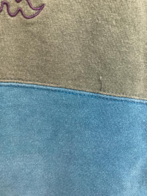 Champion（チャンピオン）Champion (チャンピオン) マルチボーダースウェット グリーン サイズ:Mの古着・服飾アイテム