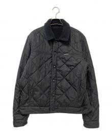 Calvin Klein Jeans（カルバンクラインジーンズ）の古着「REV CROP SHERPA JKT」｜ブラック