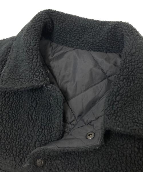 Calvin Klein Jeans（カルバンクラインジーンズ）Calvin Klein Jeans (カルバンクラインジーンズ) REV CROP SHERPA JKT ブラック サイズ:Mの古着・服飾アイテム