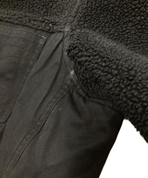 Calvin Klein Jeans（カルバンクラインジーンズ）Calvin Klein Jeans (カルバンクラインジーンズ) REV CROP SHERPA JKT ブラック サイズ:Mの古着・服飾アイテム