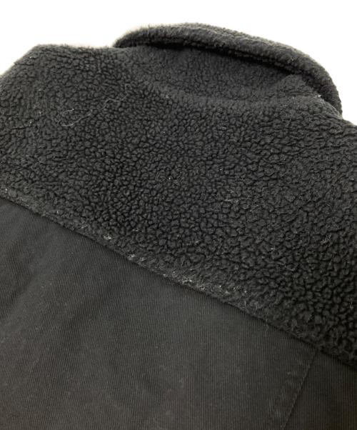 Calvin Klein Jeans（カルバンクラインジーンズ）Calvin Klein Jeans (カルバンクラインジーンズ) REV CROP SHERPA JKT ブラック サイズ:Mの古着・服飾アイテム