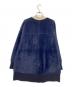 KUMIKYOKU (クミキョク) ナイロンファーニット カーディガン ネイビー サイズ:F：6000円