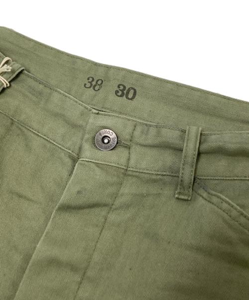 waiper（ワイパー）waiper (ワイパー) 1940's U.S.M.C. P-47 HBT ユーティリティパンツ グリーン サイズ:W38×L30の古着・服飾アイテム